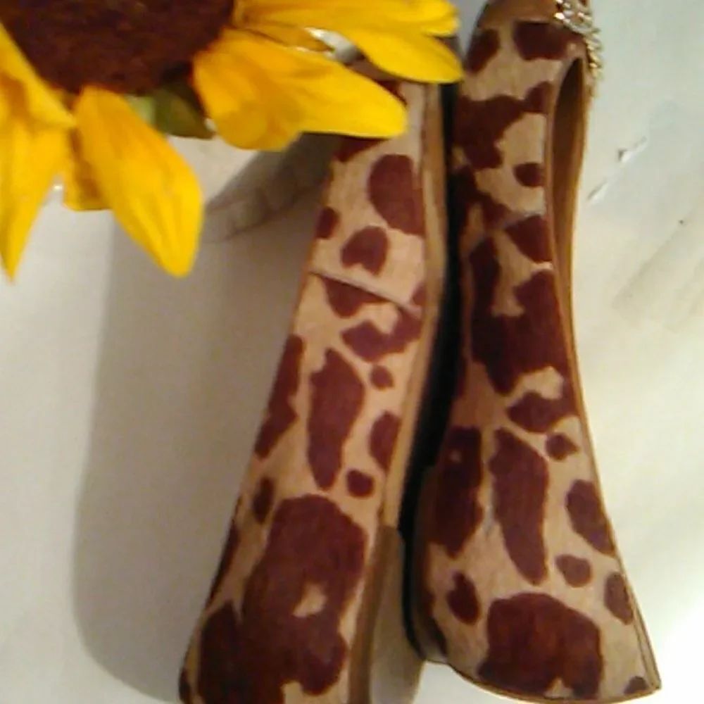 Talbots Calf Hair Flats - Picture 4 of 14